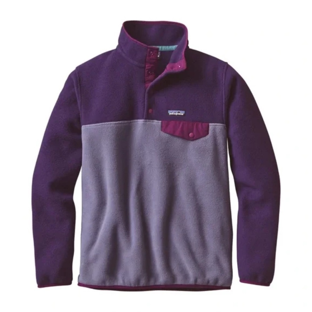 Patagonia Synchilla Two-Tone Fleece Pullover Women’s small